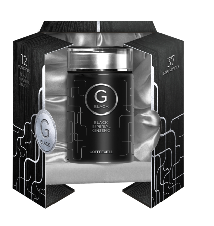 G BLACK COFFEECELL box opened