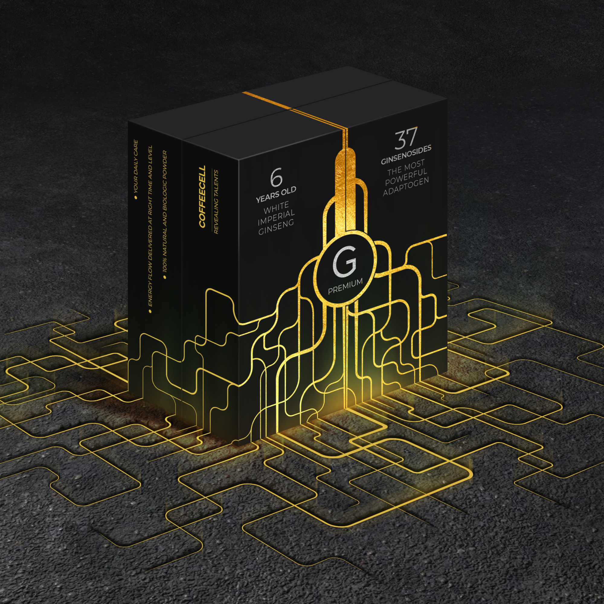 A black box of COFFEECELL G PREMIUM